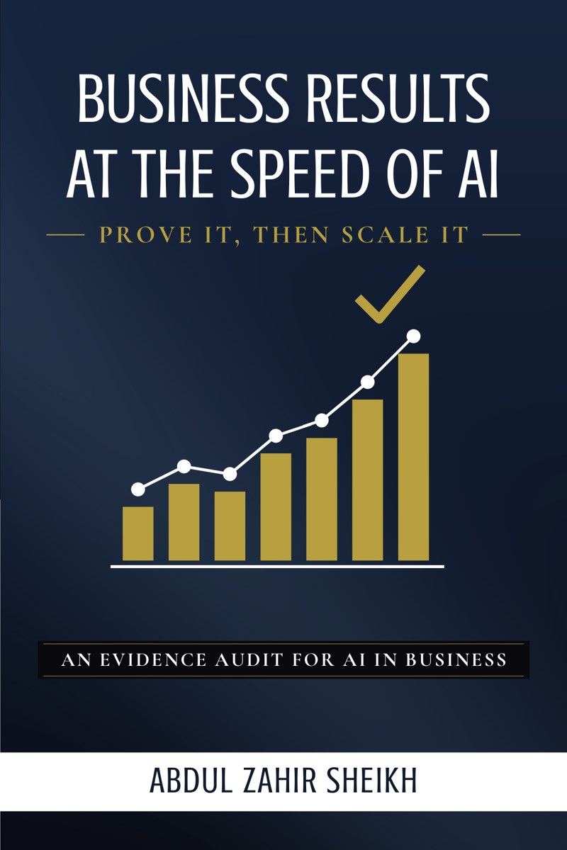 Cover of Business Results at the Speed of AI by Abdul Zahir Sheikh