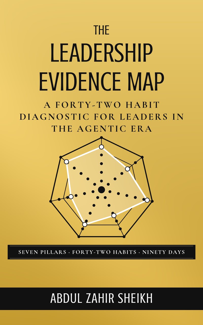 Cover of The Leadership Evidence Map by Abdul Zahir Sheikh